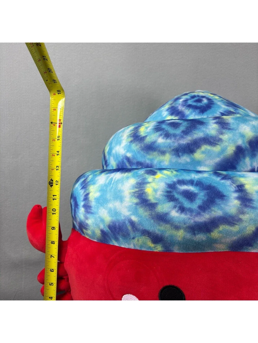 Squishmallows Indie Hermit Crab Huge Plush Stuffed Animal with Blue Tie-Dye